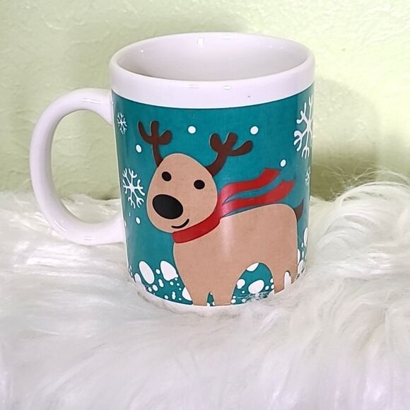 Holiday Reindeer Mug,  12 oz - Picture 2 of 4